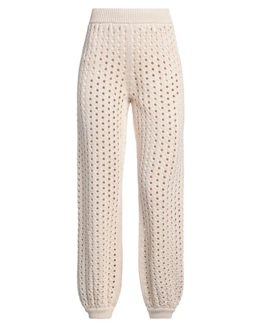Pantalon Max Mara en coloris Natural