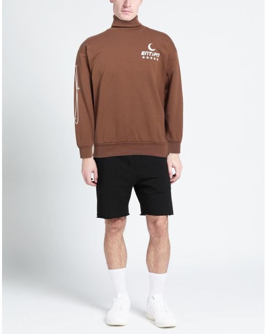 ENTERPRISE JAPAN Brown Sweatshirt for men