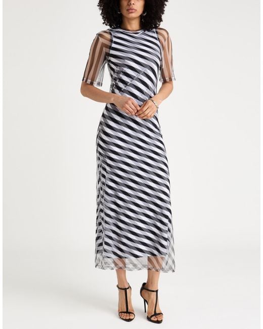 Sportmax White Maxi Dress Polyamide, Elastane