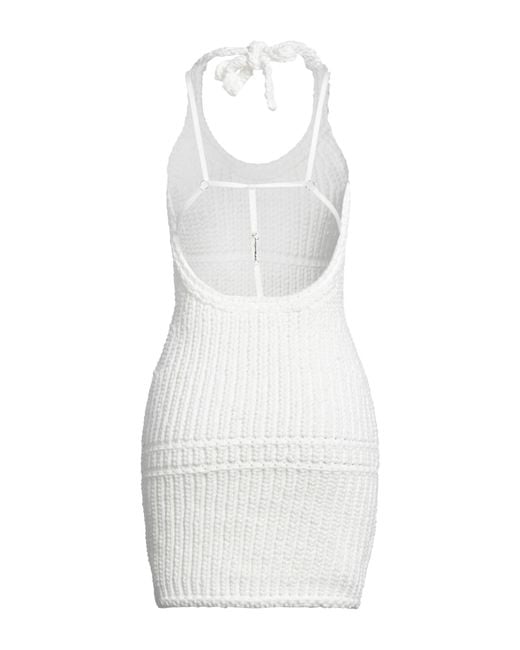 Jacquemus White Short Dress