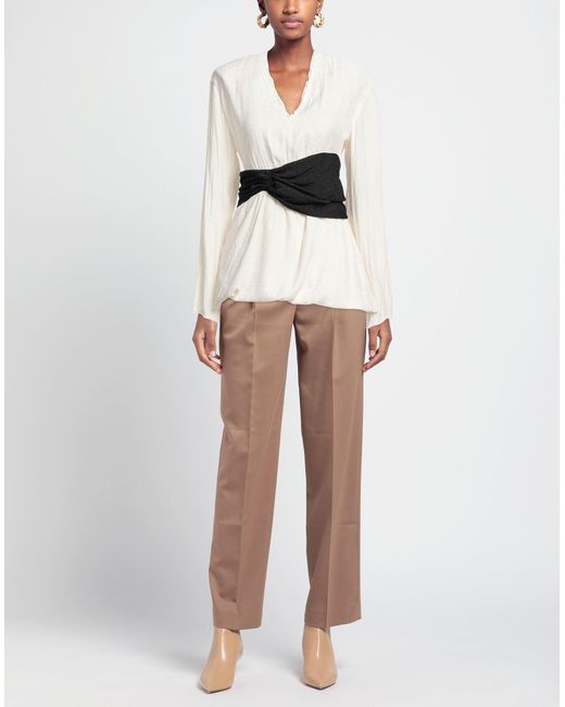 CAPASA MILANO White Ivory Top Polyester