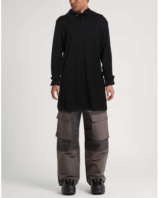 Yohji Yamamoto Black Turtleneck Wool for men