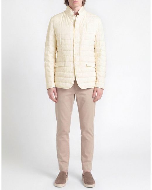 Herno White Puffer Linen for men