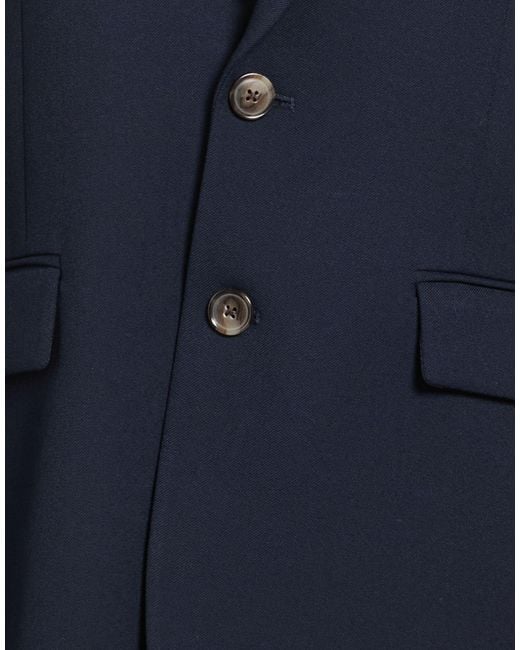 FRAME Blue Everyday Blazer Blazer Polyester, Viscose, Elastane