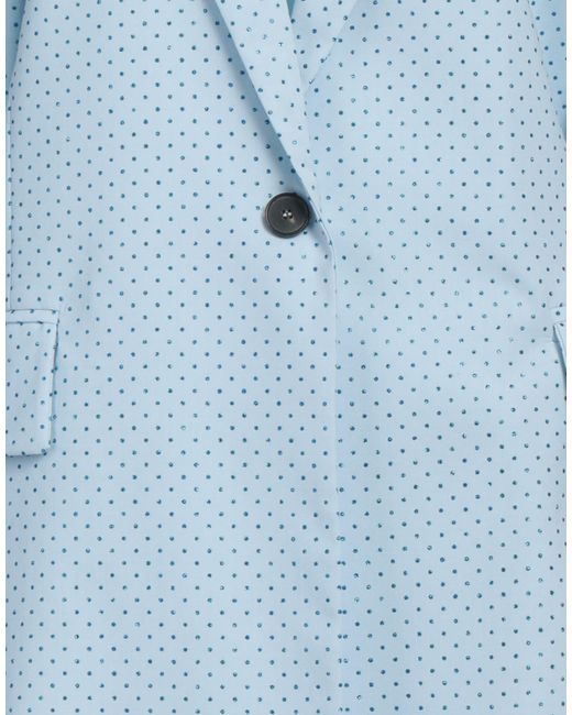 ViCOLO Blue Blazer Polyester, Viscose, Elastane