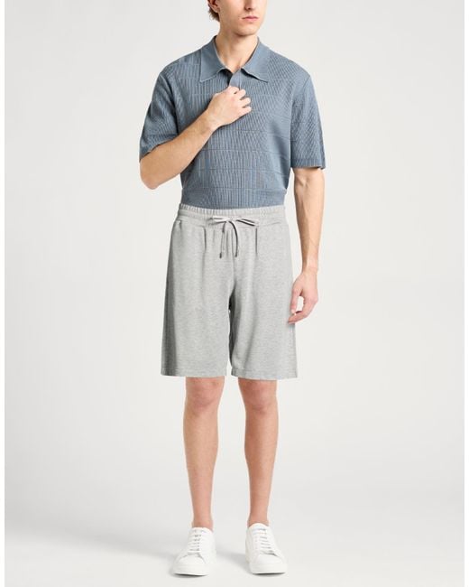 Lardini Gray Shorts & Bermuda Shorts Viscose for men