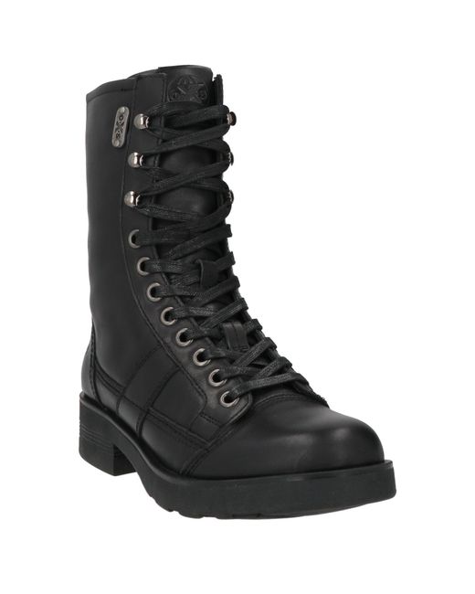 O.x.s. Black Ankle Boots