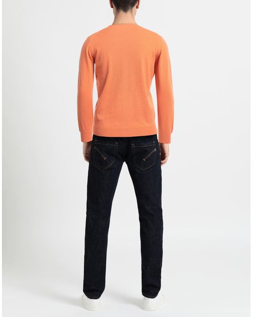 Della Ciana Orange Sweater for men