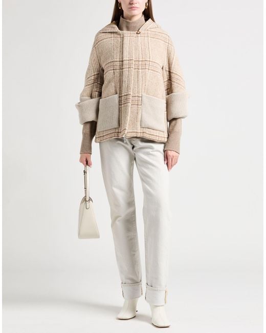 Eleventy Natural Coat Wool, Alpaca Wool, Polyamide, Viscose, Cashmere