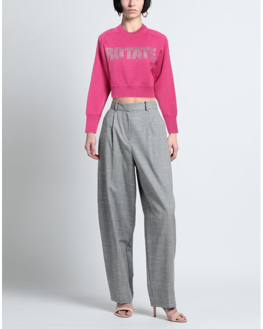 Jersey Shandy con apliques de strass ROTATE BIRGER CHRISTENSEN de color Pink