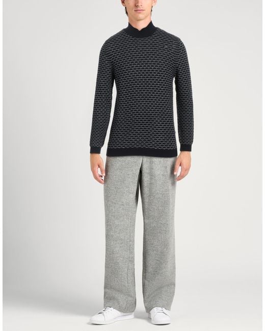 Emporio Armani Blue Midnight Turtleneck Virgin Wool, Acrylic, Viscose for men