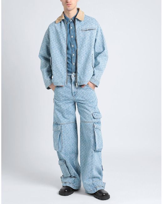 Capospalla Jeans di Gcds in Blue da Uomo