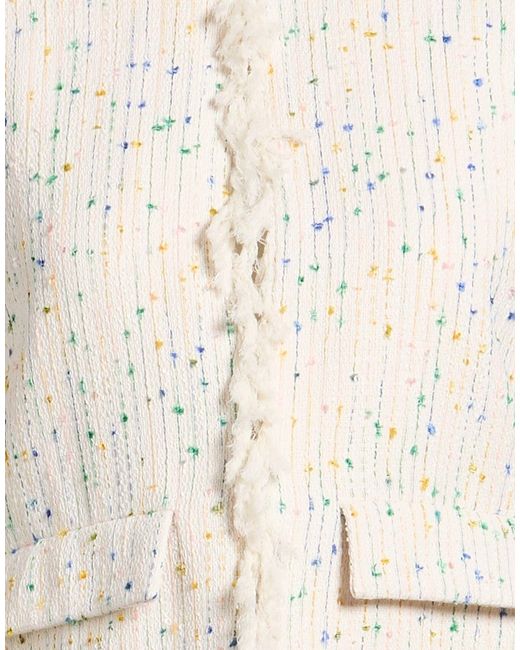 MSGM White Jacket Cotton, Polyester, Polyamide