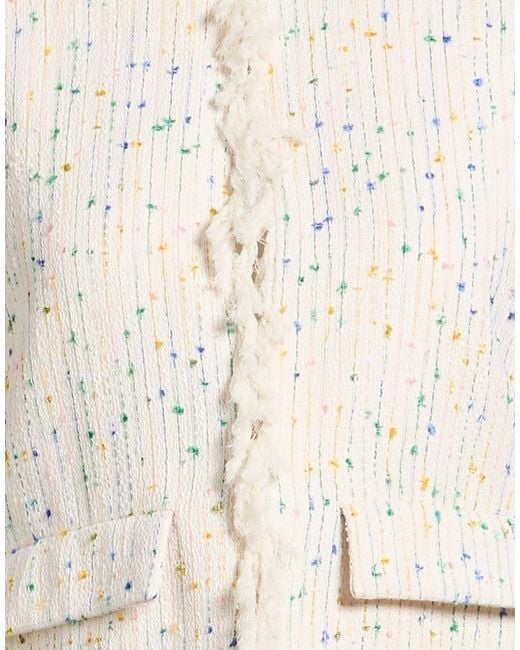 MSGM White Jacket Cotton, Polyester, Polyamide