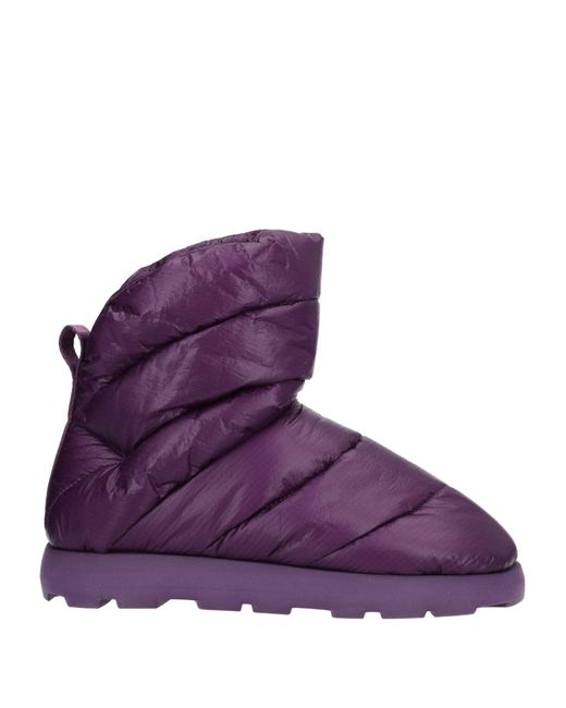 PIUMESTUDIO Purple Ankle Boots
