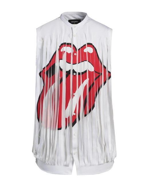 Camicia di DSquared² in White da Uomo