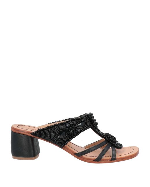 Maliparmi Black Sandale