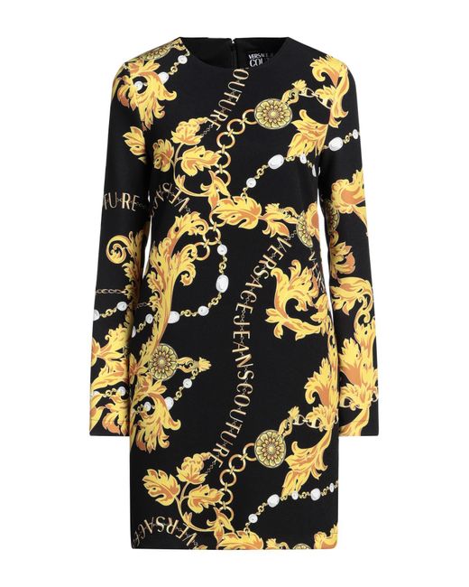 Robe courte Versace en coloris Black