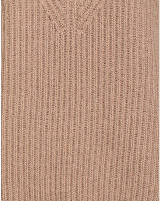 Pinko Natural Camel Sweater Acrylic, Mohair Wool, Nylon, Polyester