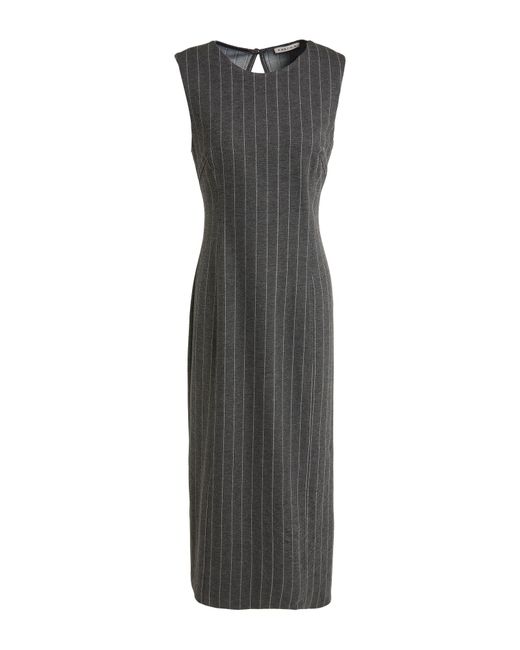 Malo Gray Midi Dresses