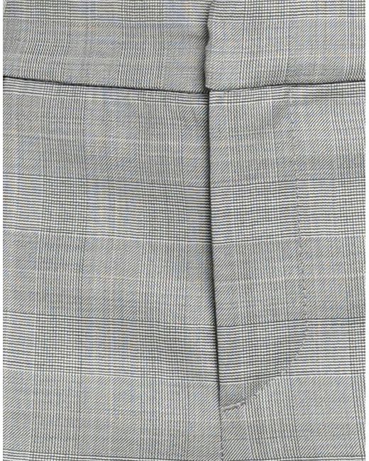 PT Torino Gray Pants Virgin Wool