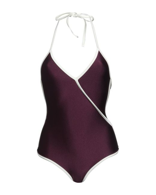 Albertine Purple One-piece Swimsuit