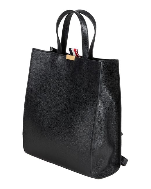 Thom Browne Black Backpack Leather