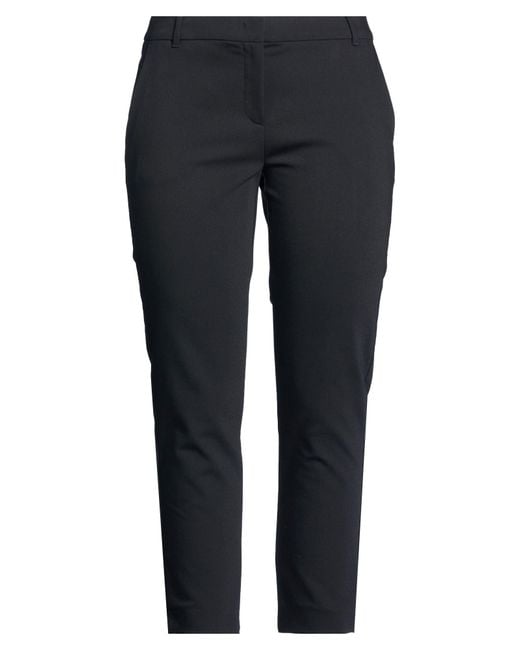 Marella Blue Pants Cotton, Polyamide, Elastane
