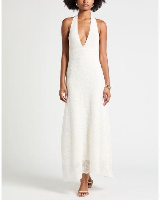Sandro White Maxi Dresses