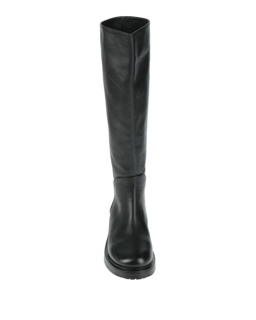 Elena Iachi Black Boot Leather