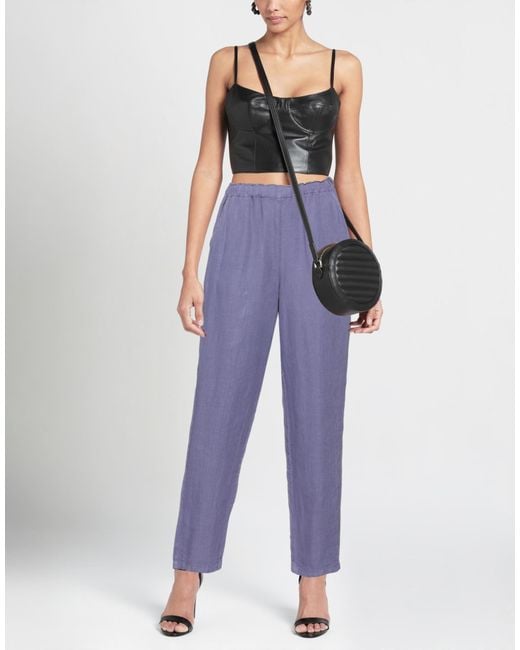 Alpha Studio Purple Trouser