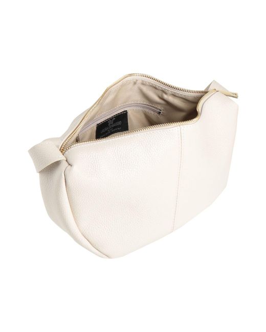 Laura Di Maggio White Cross-Body Bag Leather