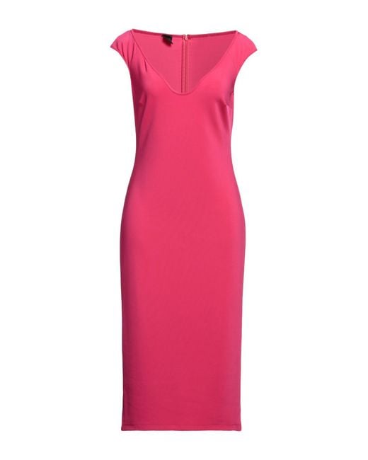 Pinko Pink Midi Dress