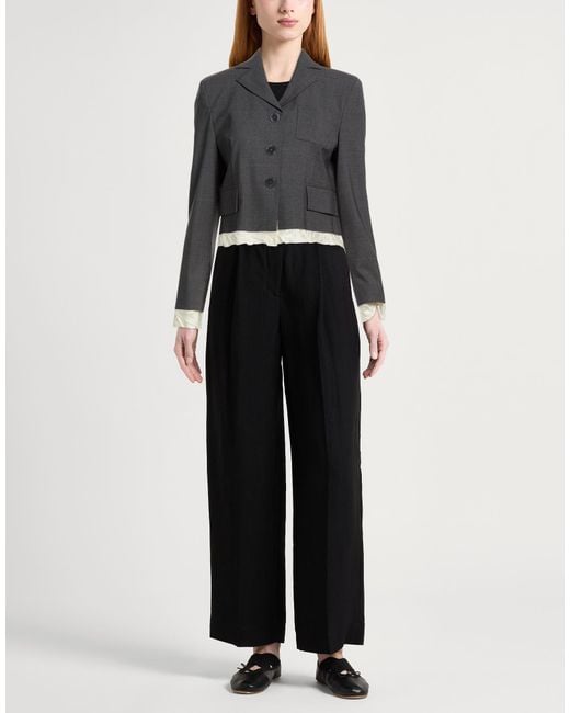 SEVENTY VENEZIA Black Blazer Virgin Wool, Elastane