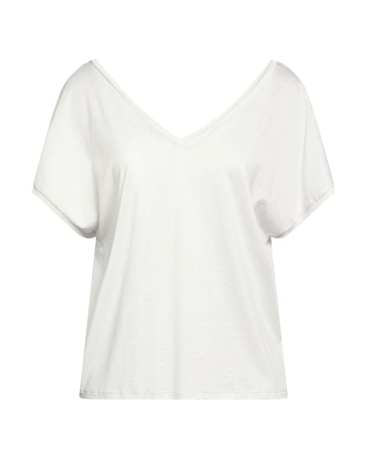 Majestic Filatures White Light T-Shirt Silk, Organic Cotton