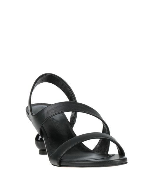 Weekend by Maxmara Black Sandals Leather
