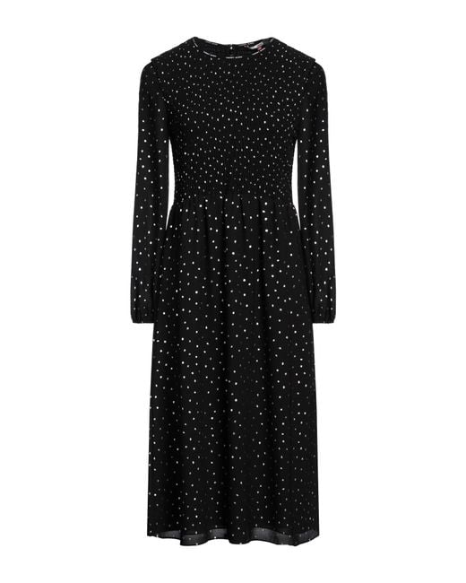 Tommy Hilfiger Black Midi Dress