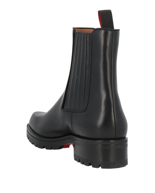 Christian Louboutin Black Ankle Boots for men
