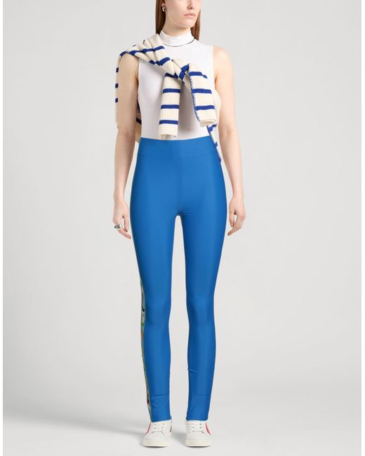 Emilio Pucci Blue Leggings