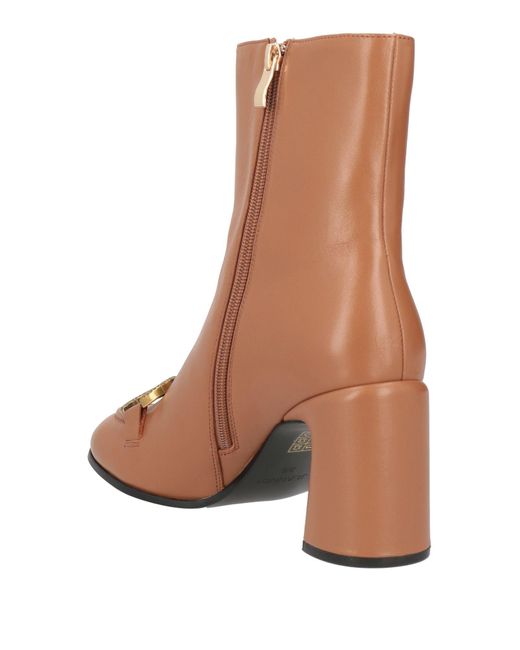 Jeannot Brown Ankle Boots