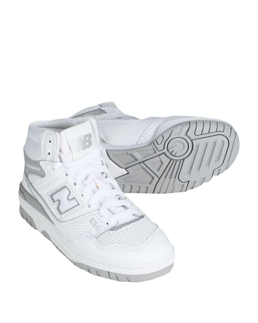 New Balance White Trainers