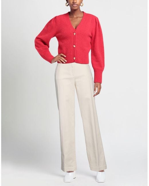 Grifoni White Pants Cotton, Elastane