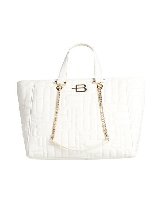 Bolso De Mano Baldinini de color White