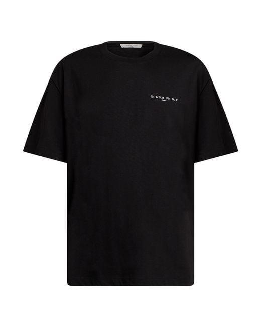Ih Nom Uh Nit Black T-Shirt Cotton for men