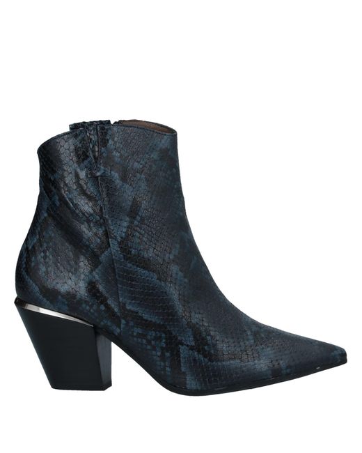Botines de caña alta Pedro Miralles de Cuero de color Azul - Lyst
