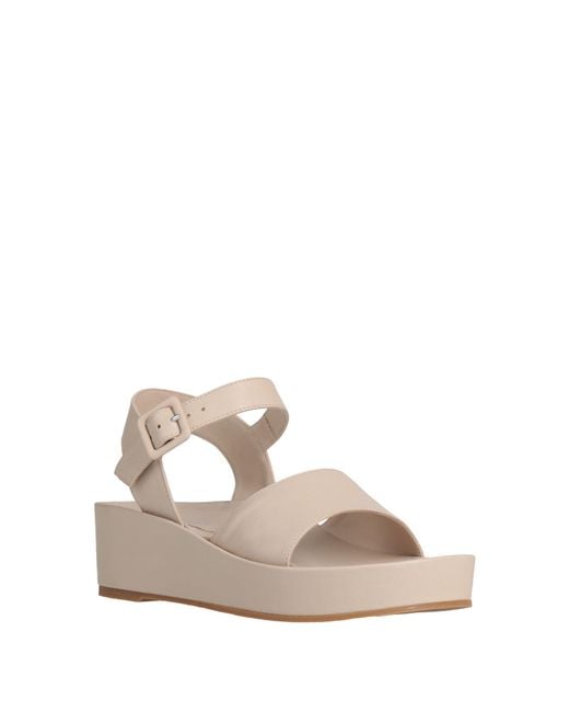 Eqüitare Natural Ivory Sandals Leather