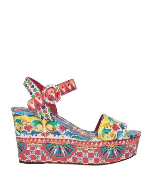 Dolce & Gabbana Pink Sandals