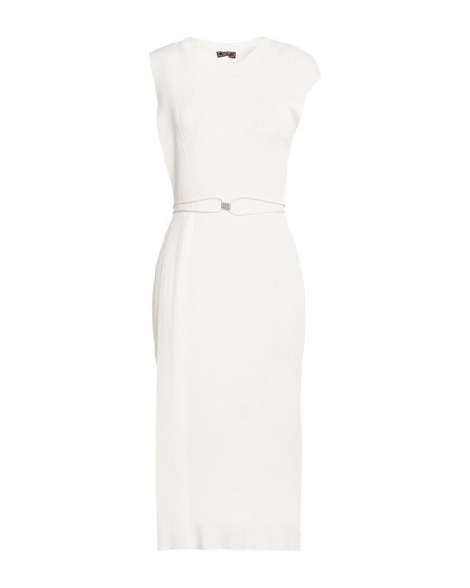 Peserico White Midi Dresses
