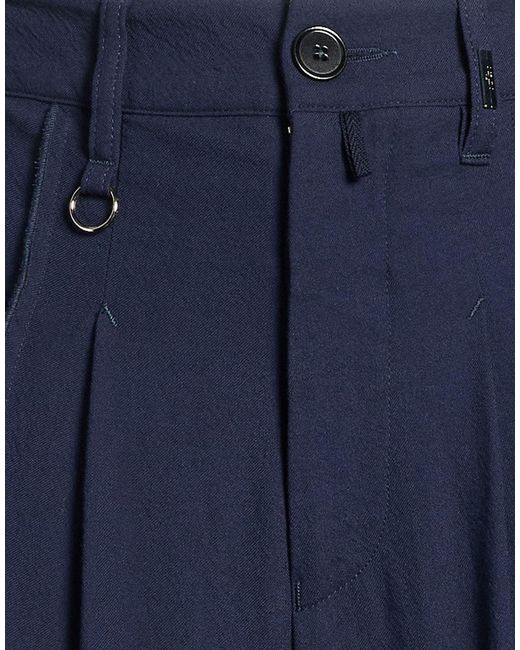 High Blue Use Pants Rayon, Virgin Wool