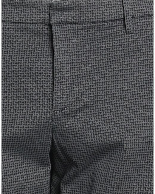 Dondup Gray Lead Pants Cotton, Elastane for men